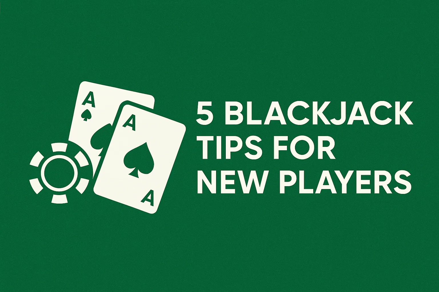 5 Blackjack Tips for New Players